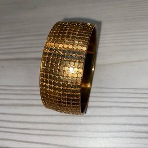 Rose gold bronze gold bangle
